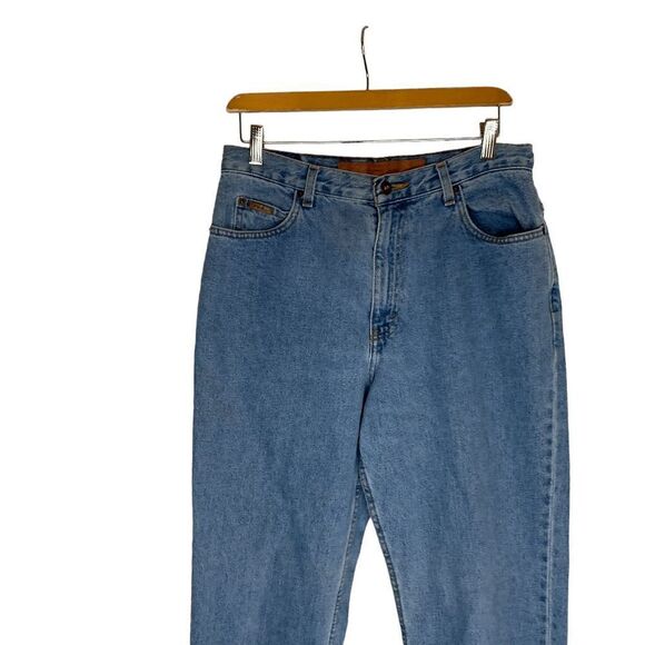 Eddie Bauer Women's size 12 Vintage 100% cotton High rise Tappered blue Jeans - Picture 2 of 9